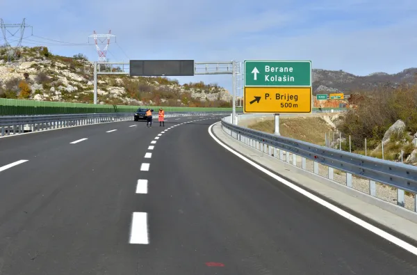 Udes na auto-putu Smokovac-Mateševo