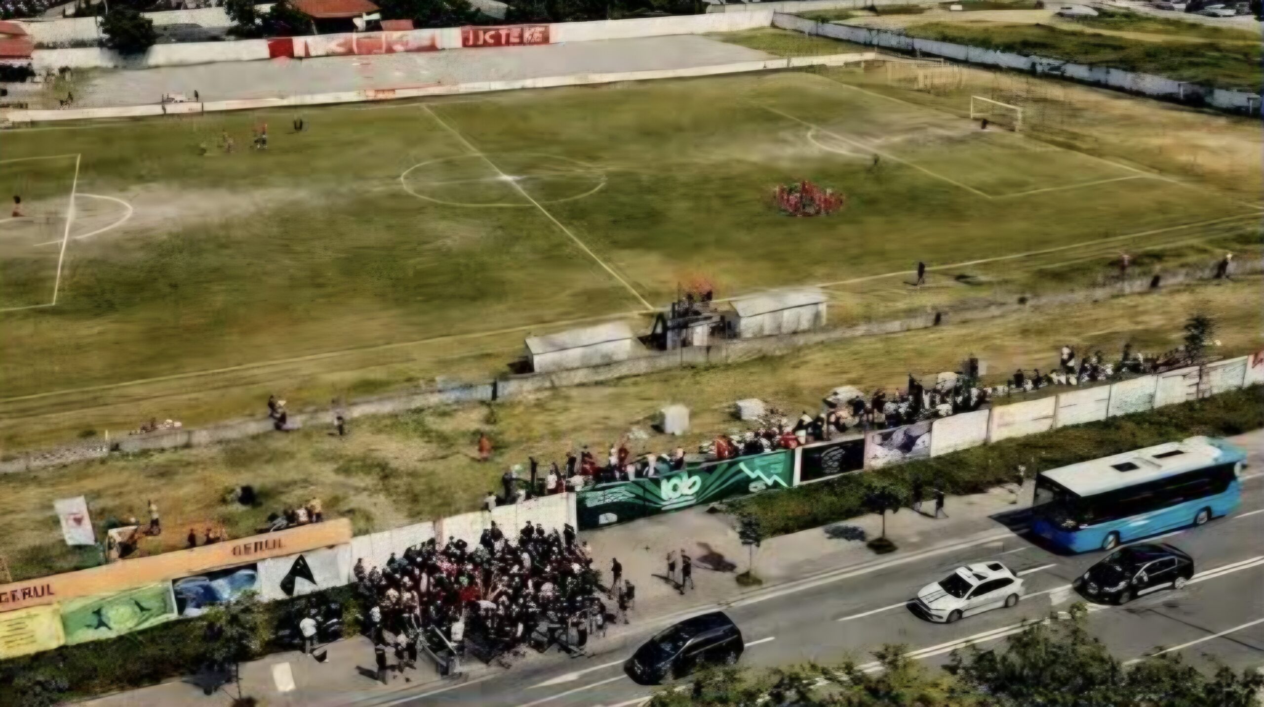 Montažne tribine na otvorenom bazenu Sportskog centra koje se sele na stadion FK Zabjelo u Podgorici